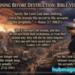 50 Bible Verses Showing That Warning Comes Before Destruction